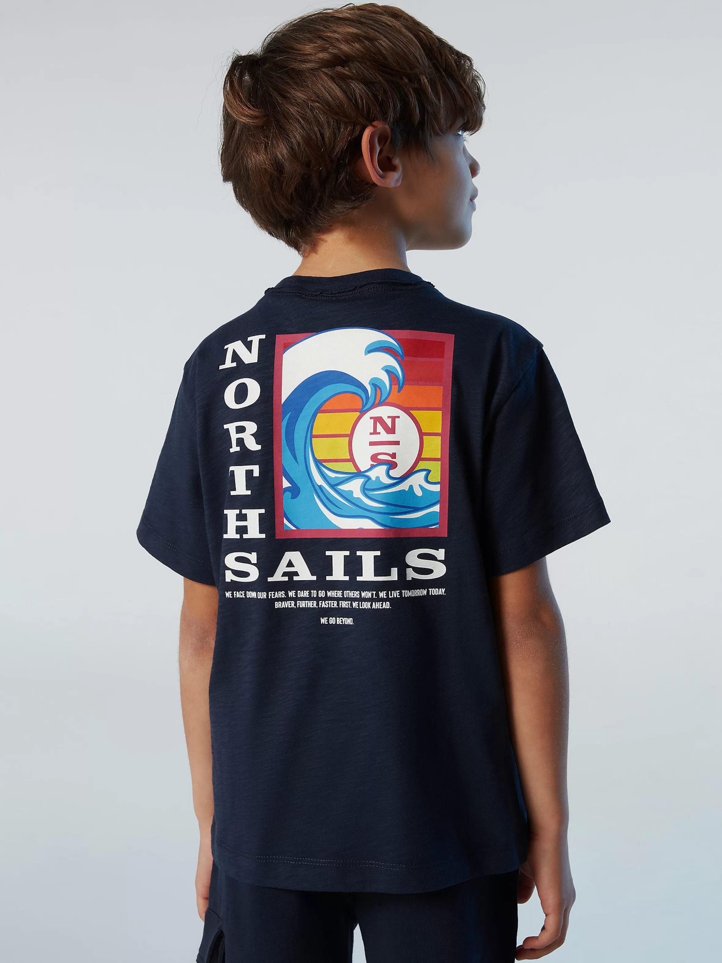 North Sails T-shirt Con Stampa Grafica