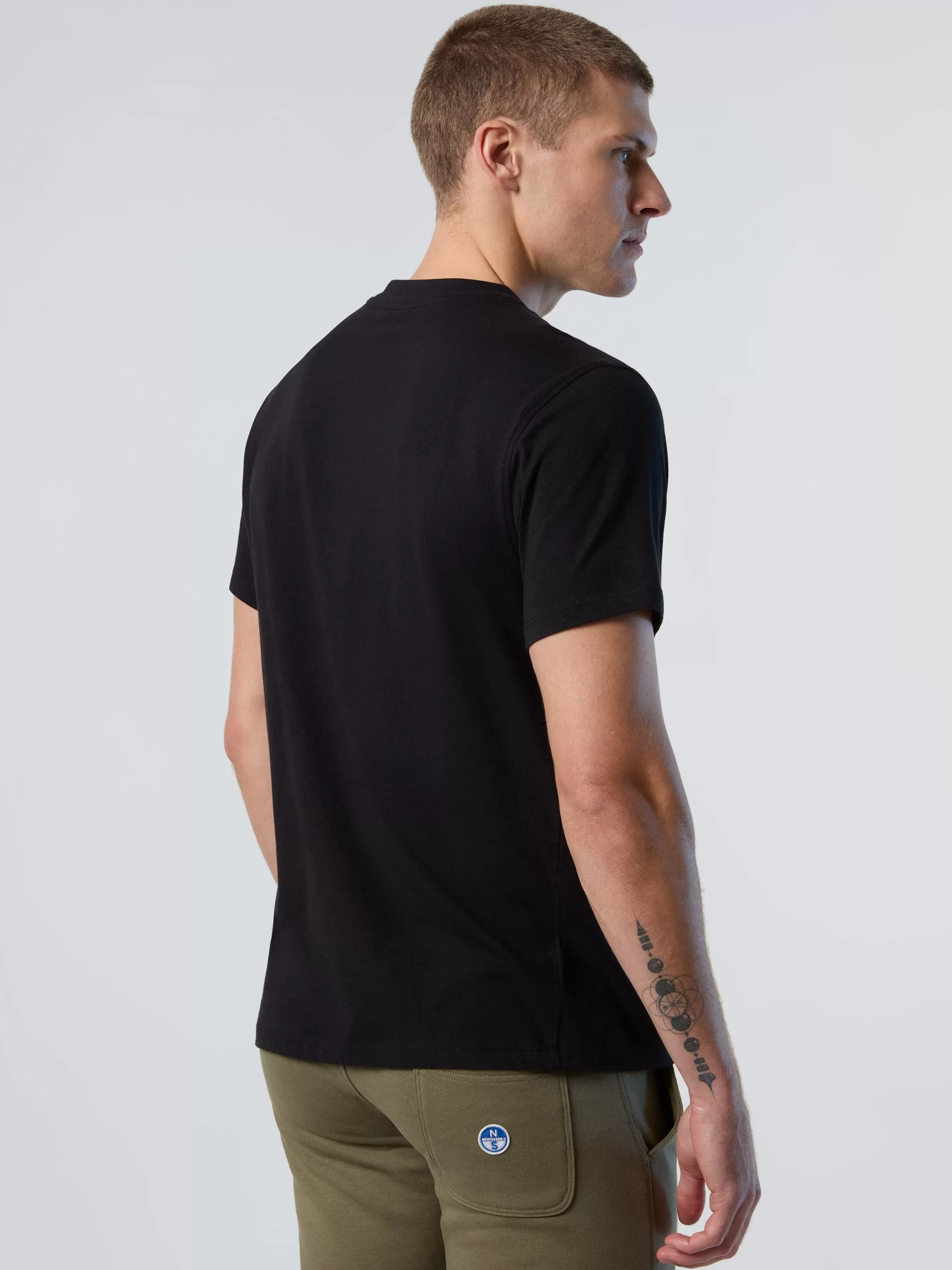 Uomo North Sails T-shirt Con Stampa Heritage