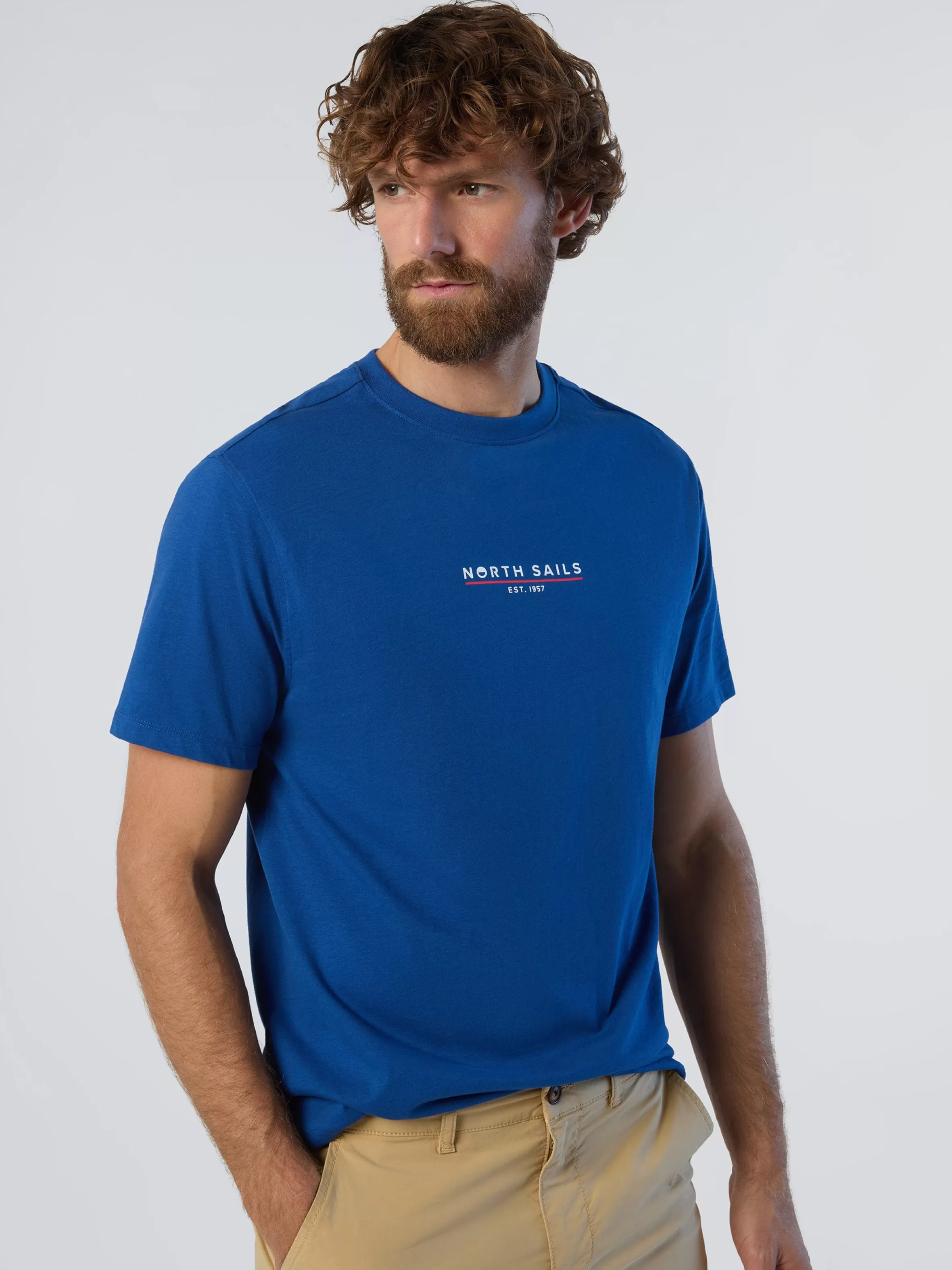 Uomo North Sails T-shirt Con Stampa Heritage