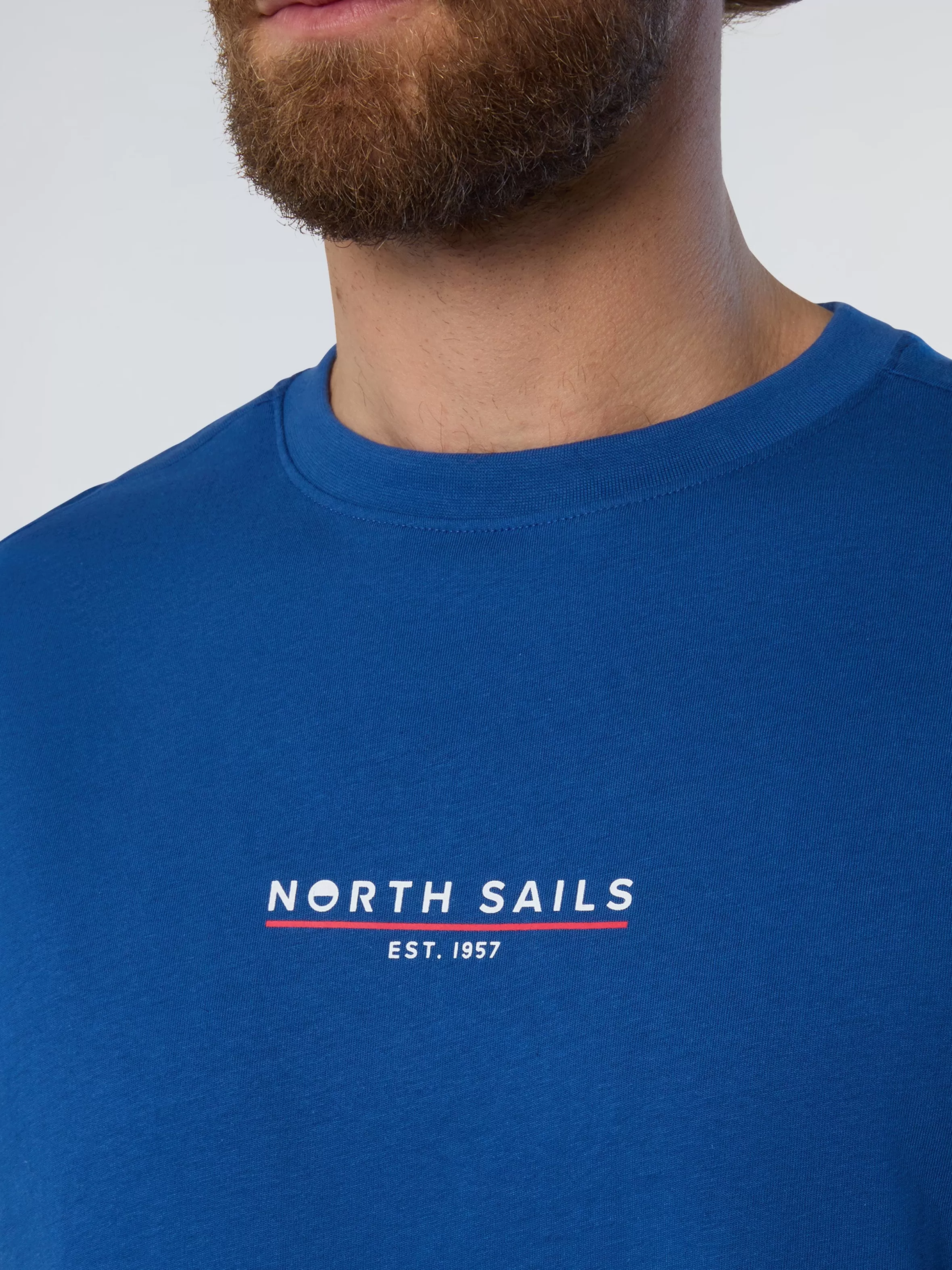 Uomo North Sails T-shirt Con Stampa Heritage