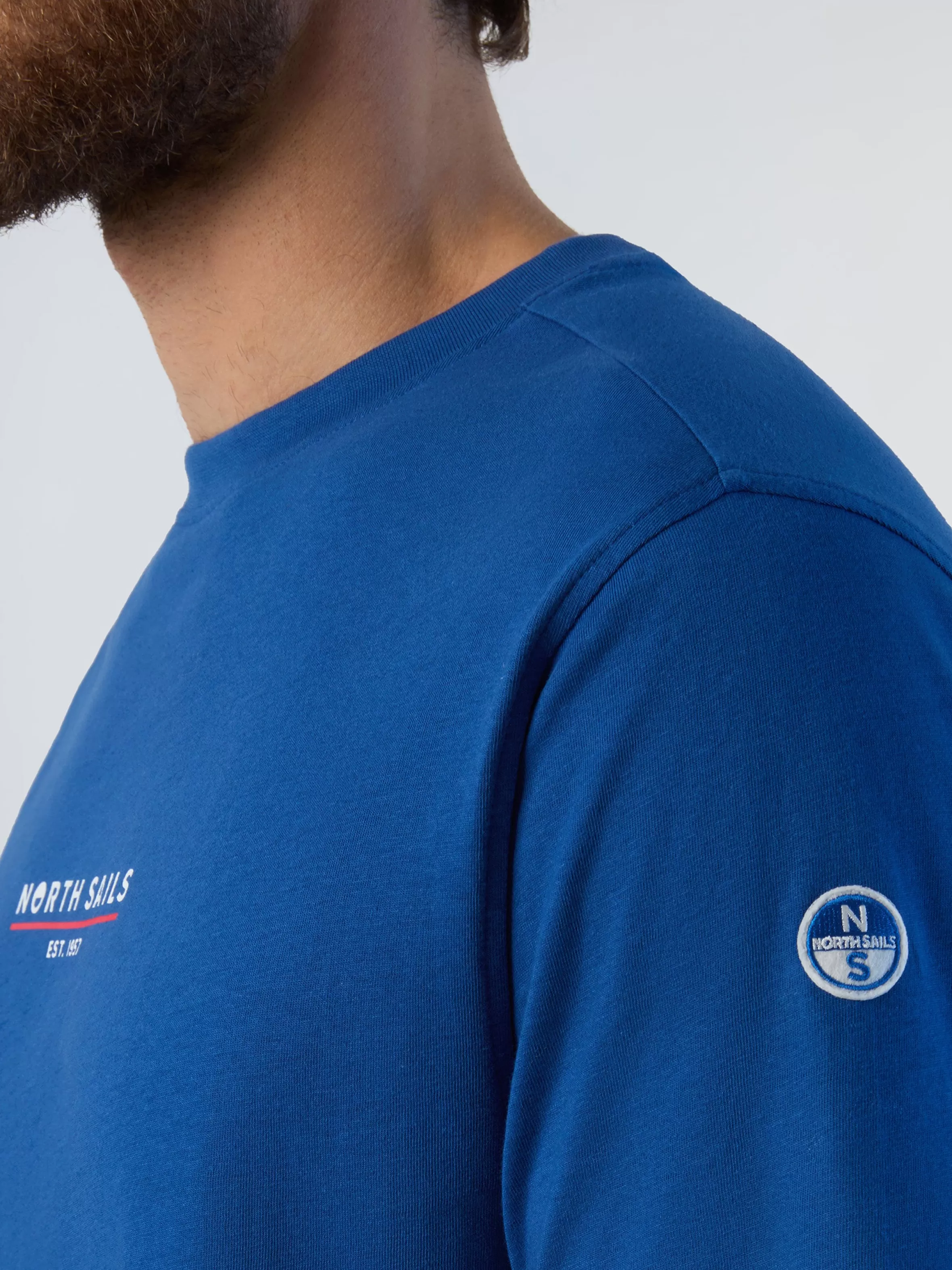 Uomo North Sails T-shirt Con Stampa Heritage