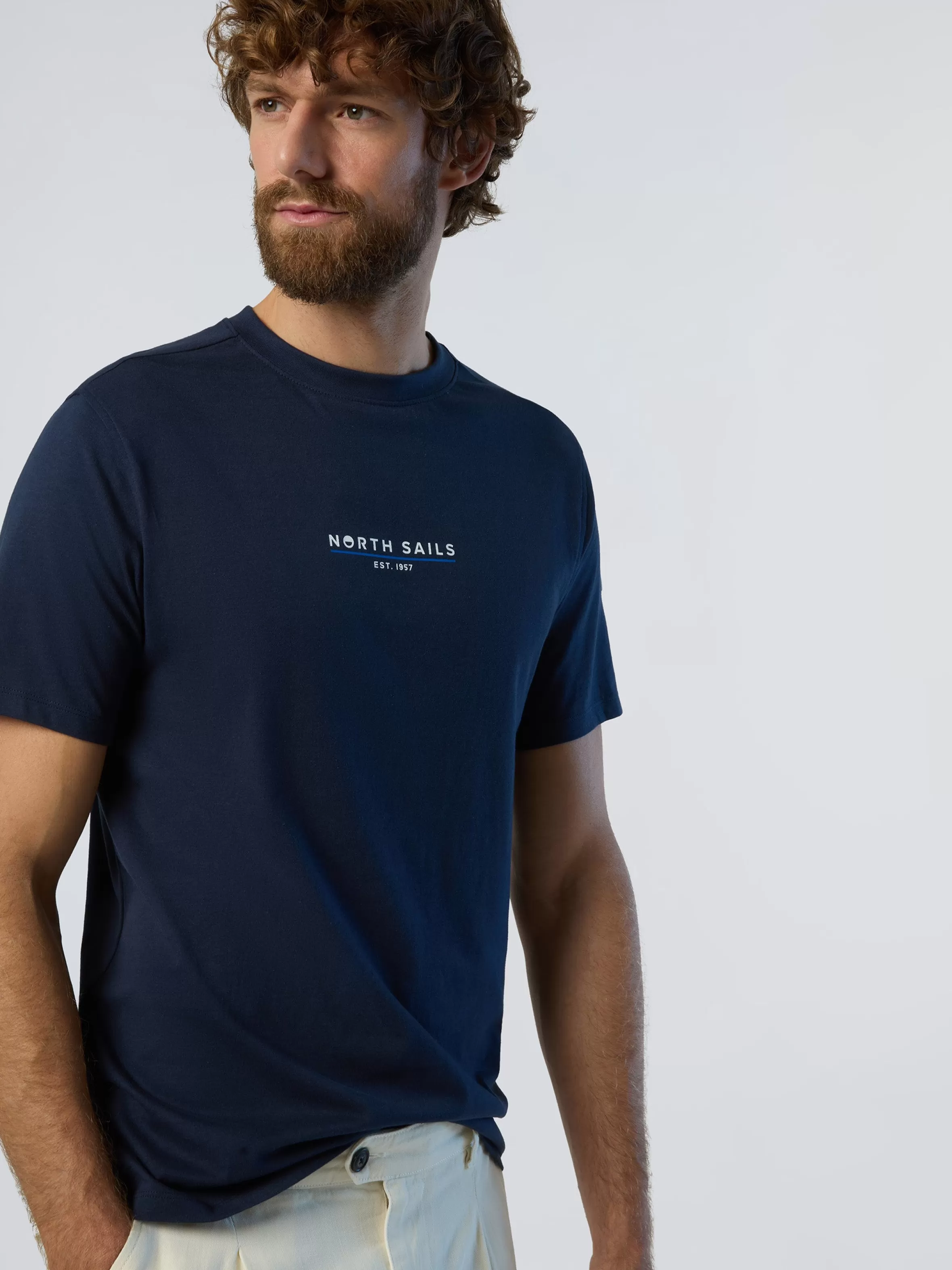 Uomo North Sails T-shirt Con Stampa Heritage