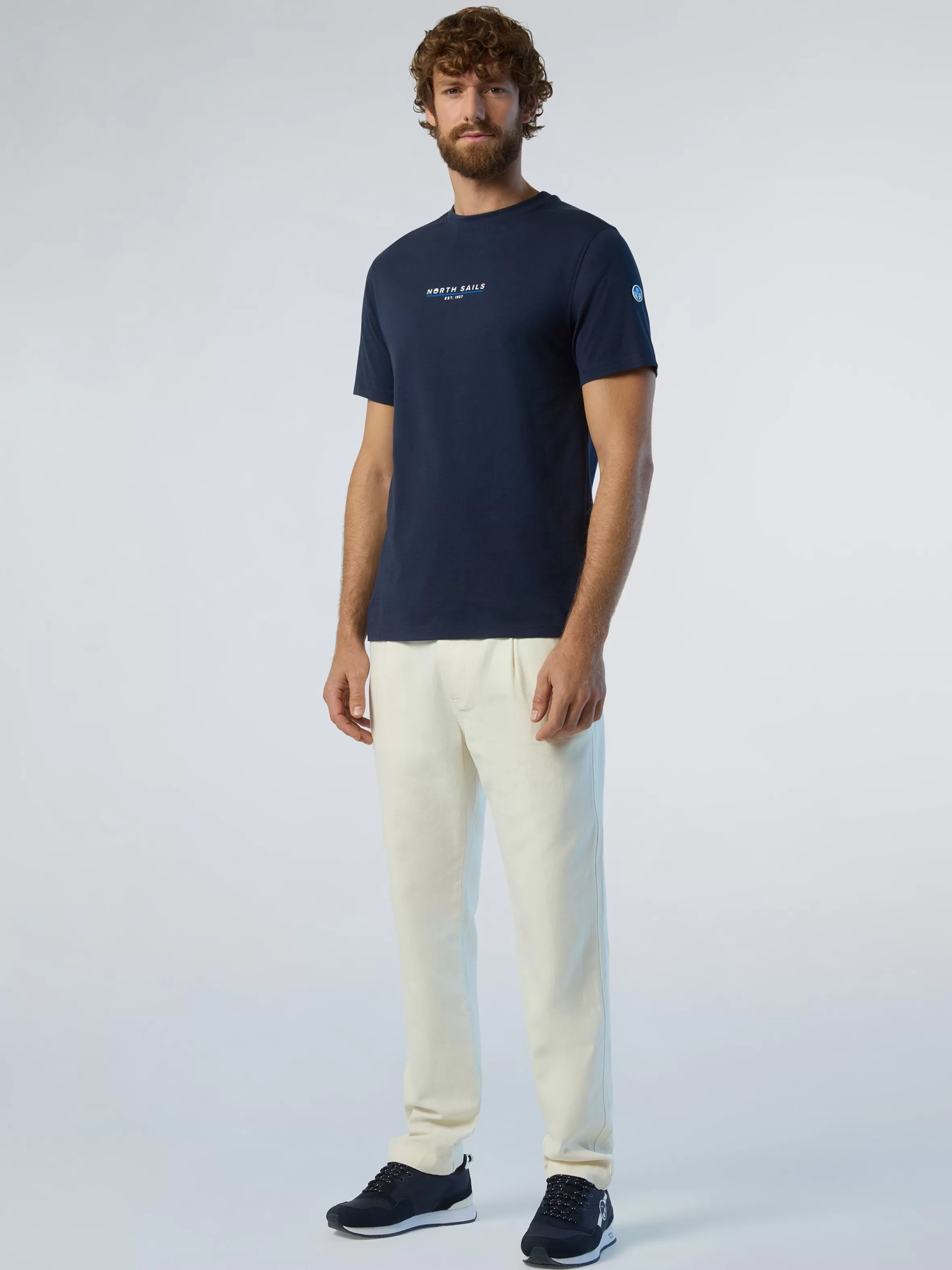 Uomo North Sails T-shirt Con Stampa Heritage