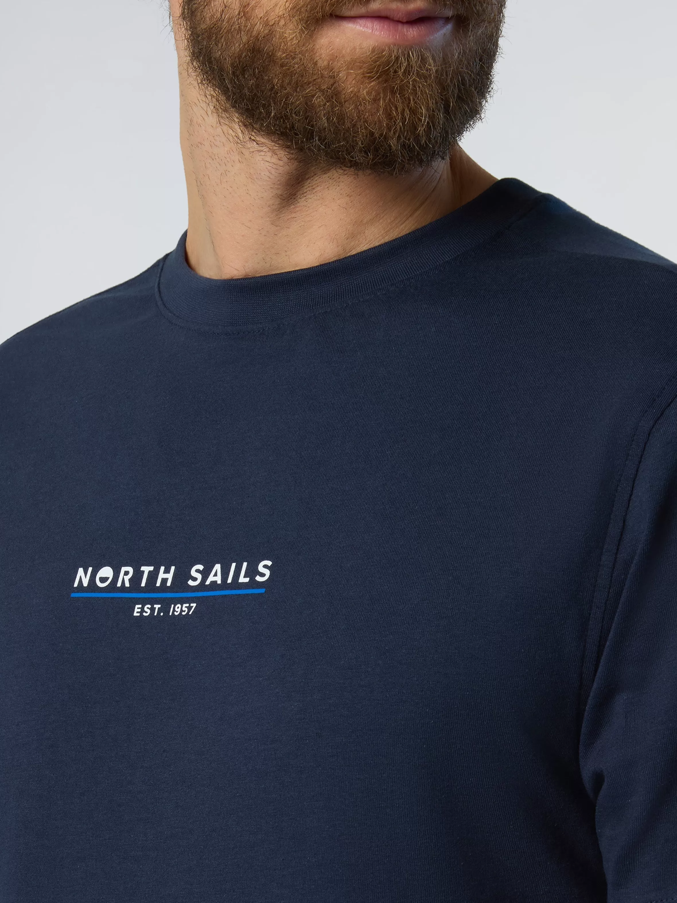 Uomo North Sails T-shirt Con Stampa Heritage