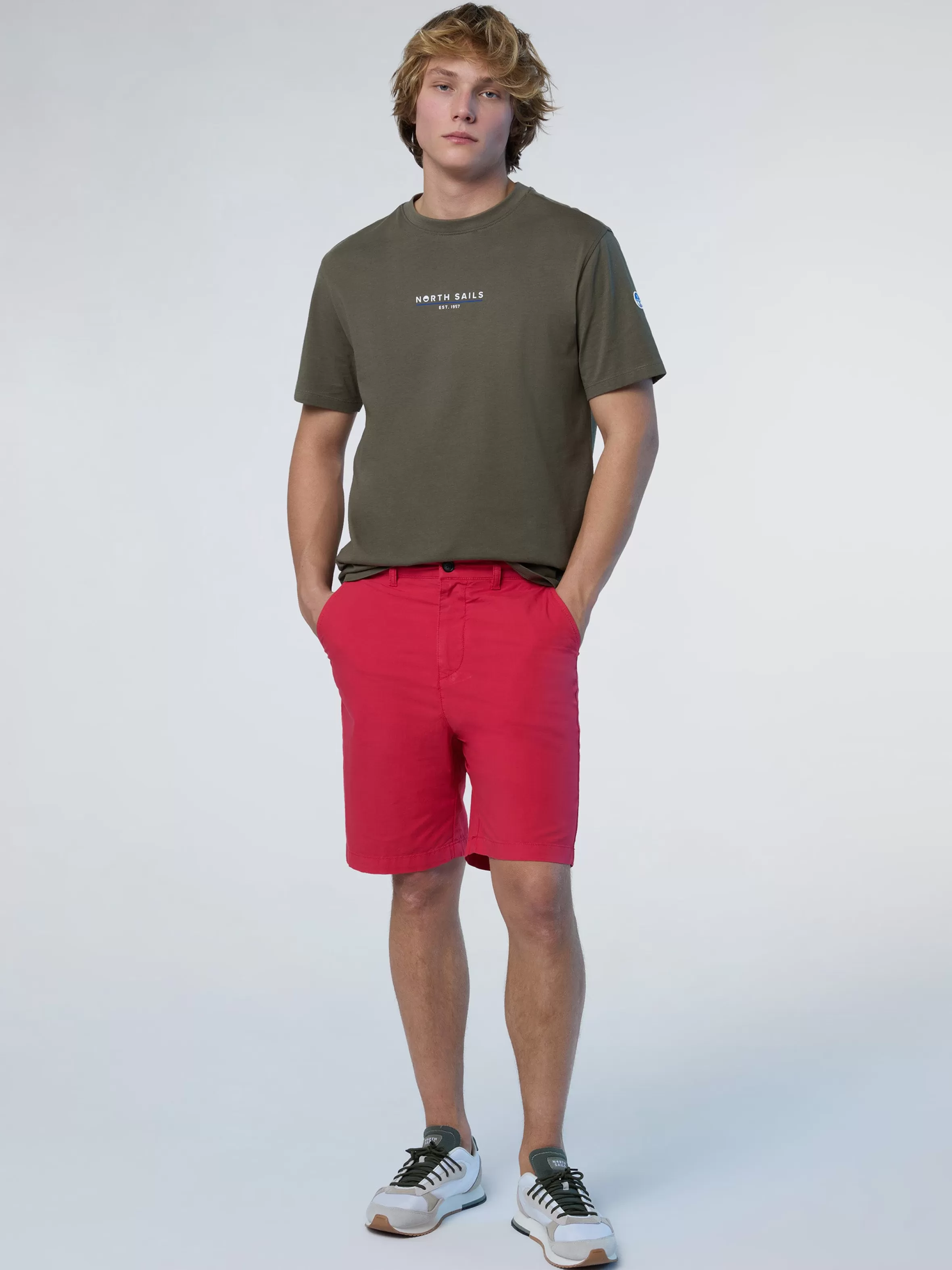 Uomo North Sails T-shirt Con Stampa Heritage