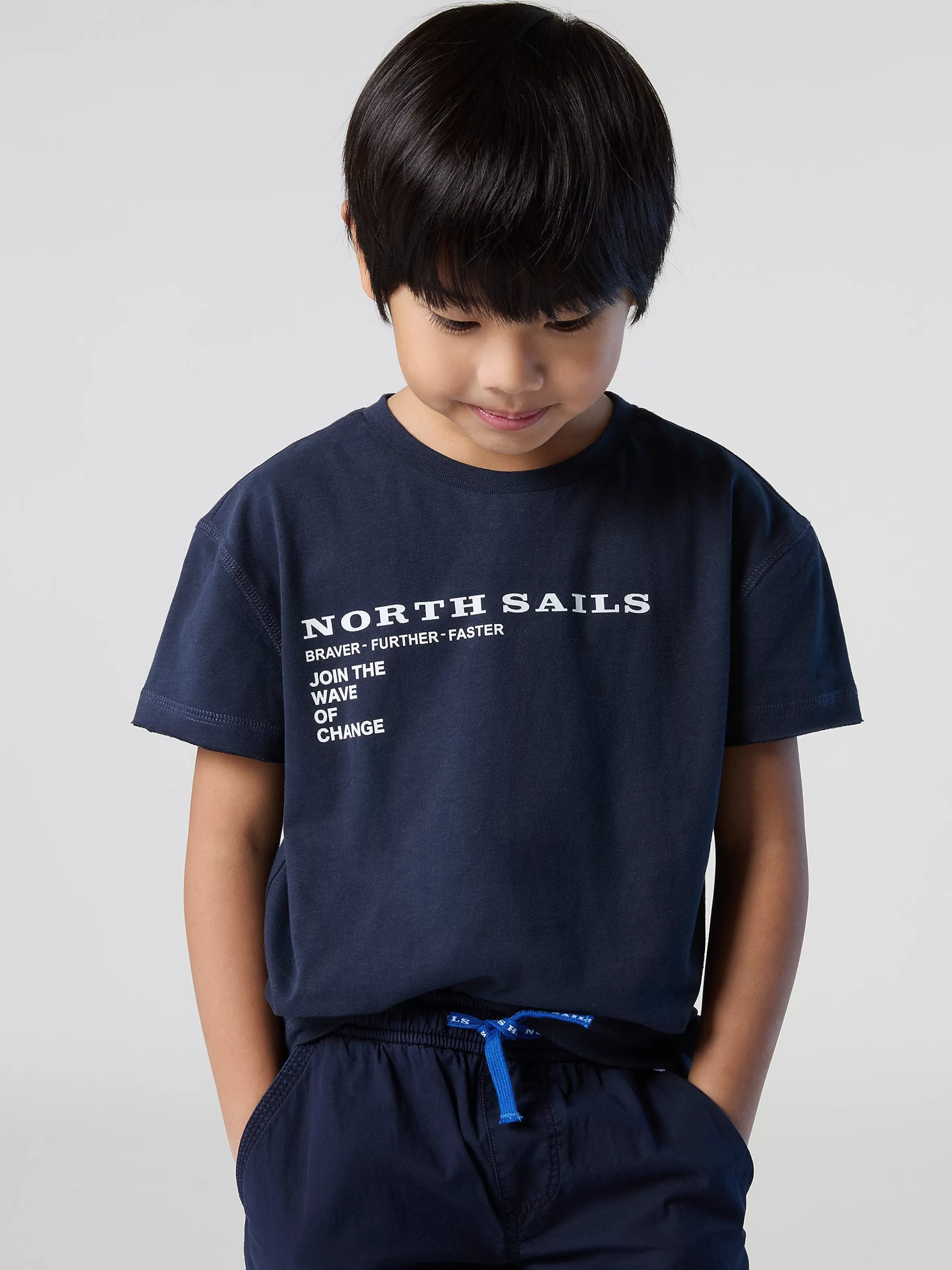 North Sails T-shirt Con Stampa Lettering