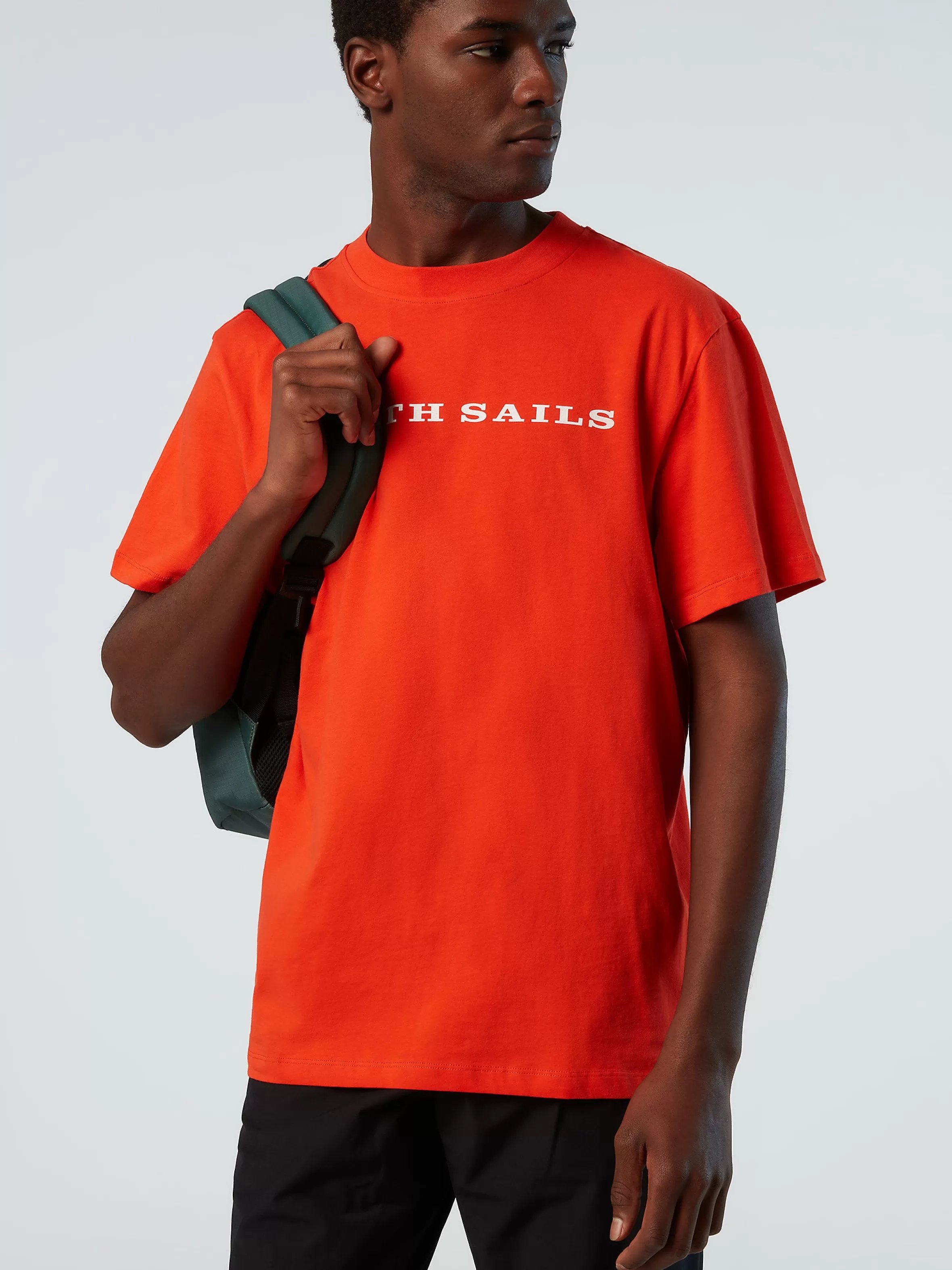 Uomo North Sails T-shirt Con Stampa Lettering