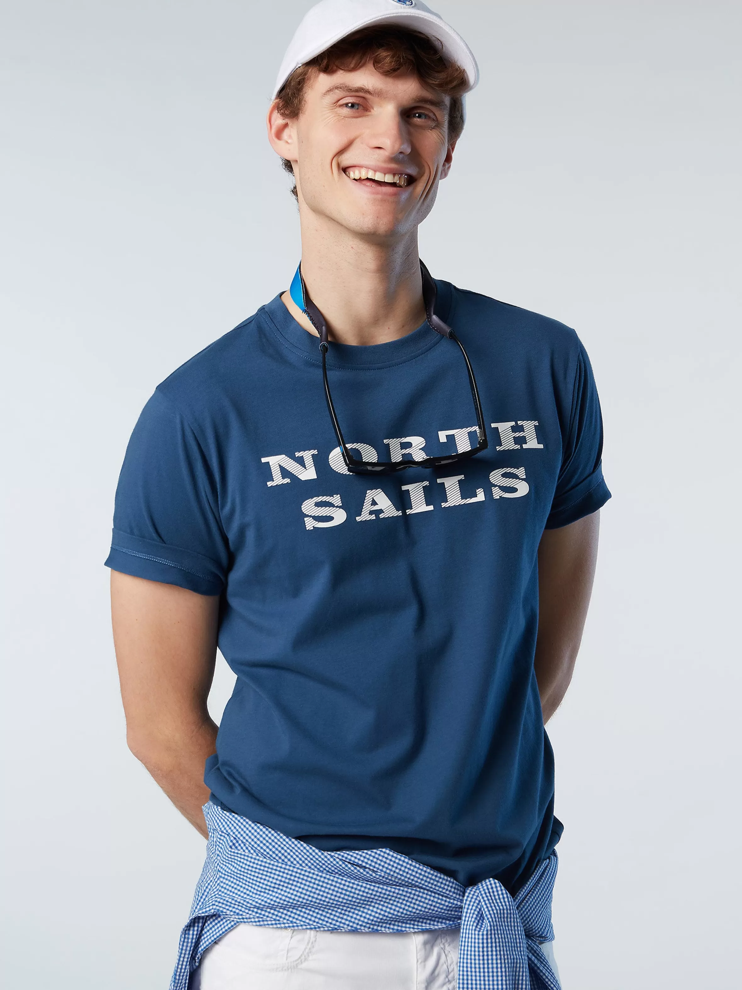 Uomo North Sails T-shirt Con Stampa Lettering