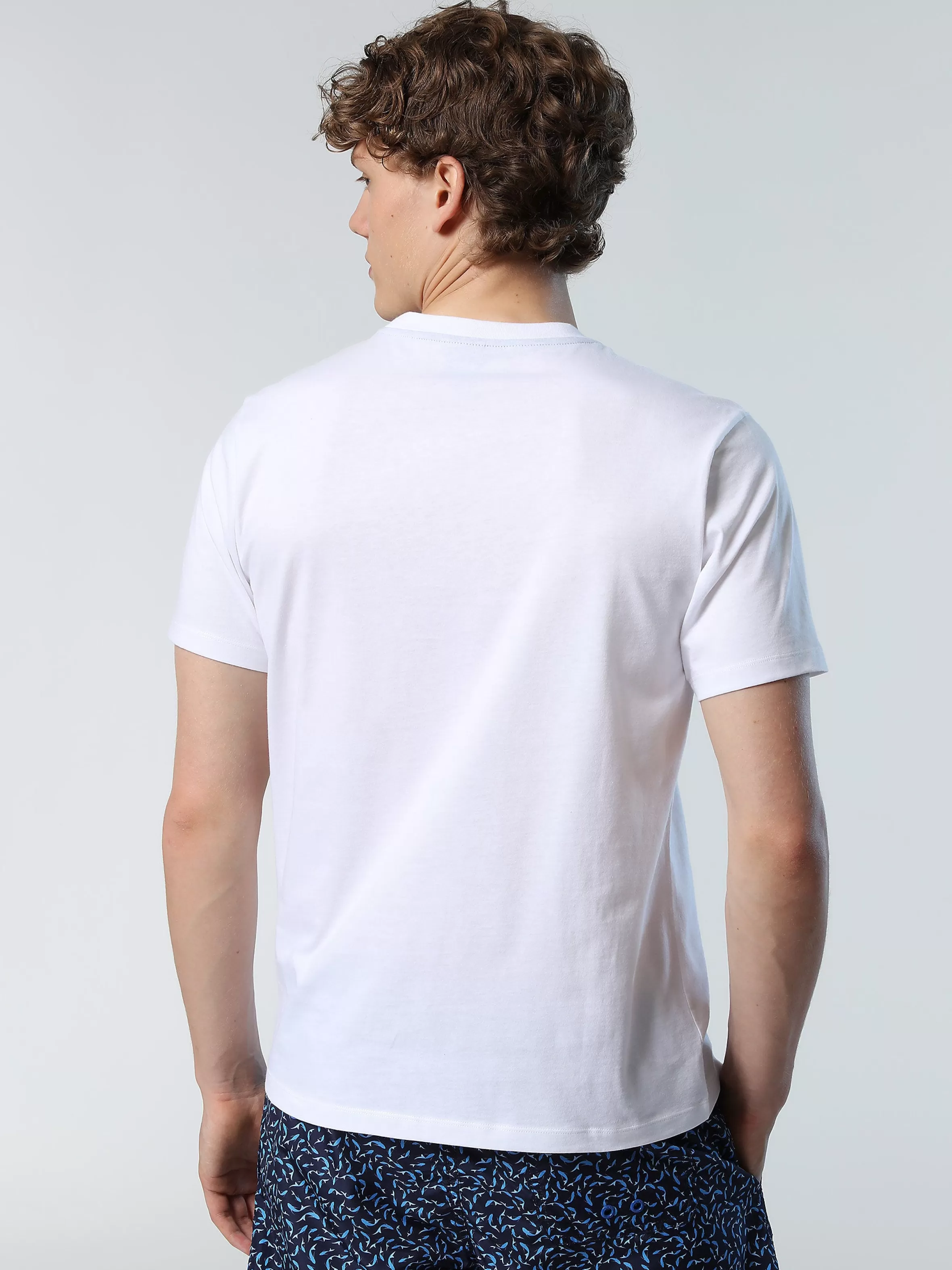 Uomo North Sails T-shirt Con Stampa Lettering