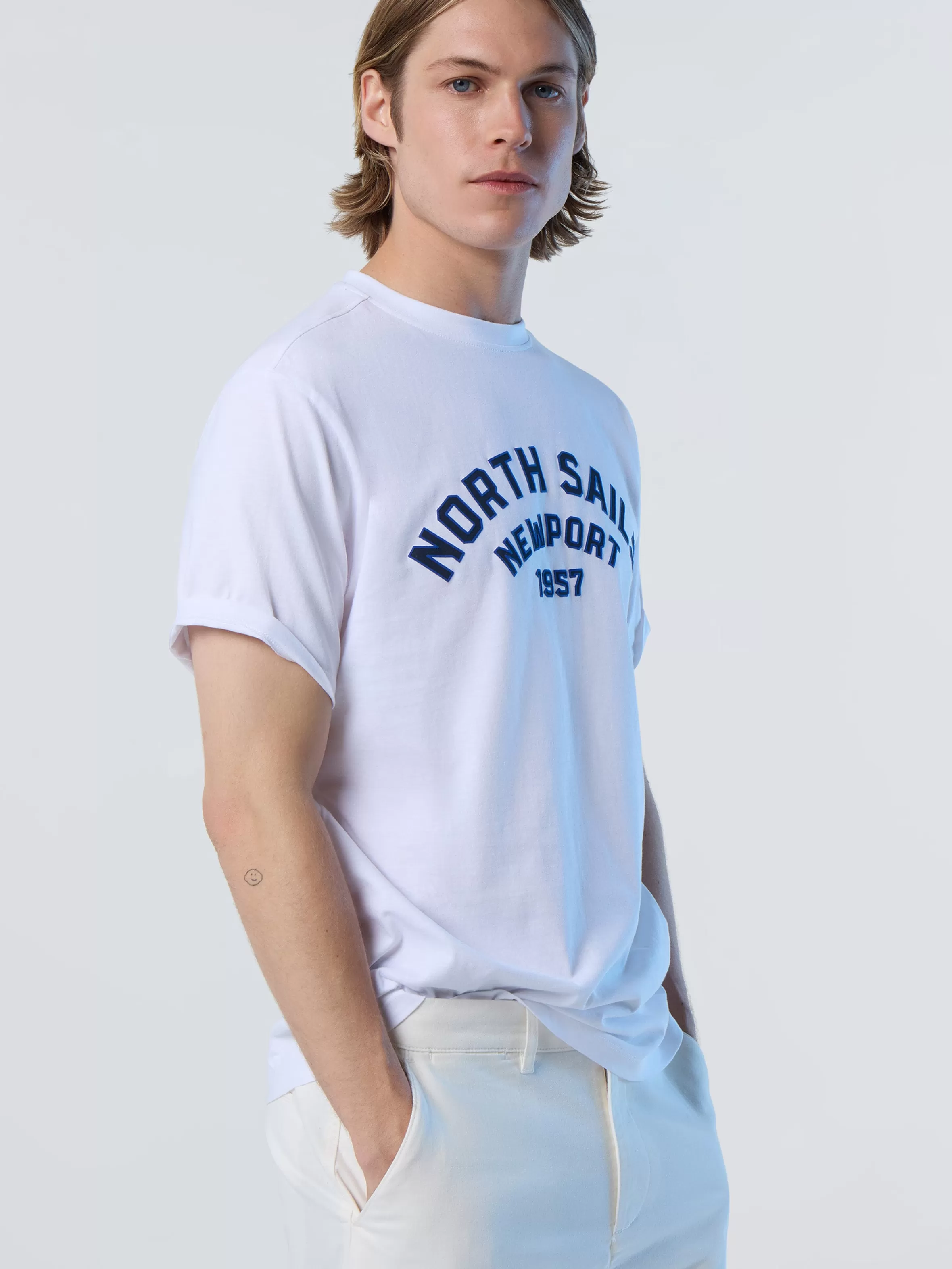 Uomo North Sails T-shirt Con Stampa Newport