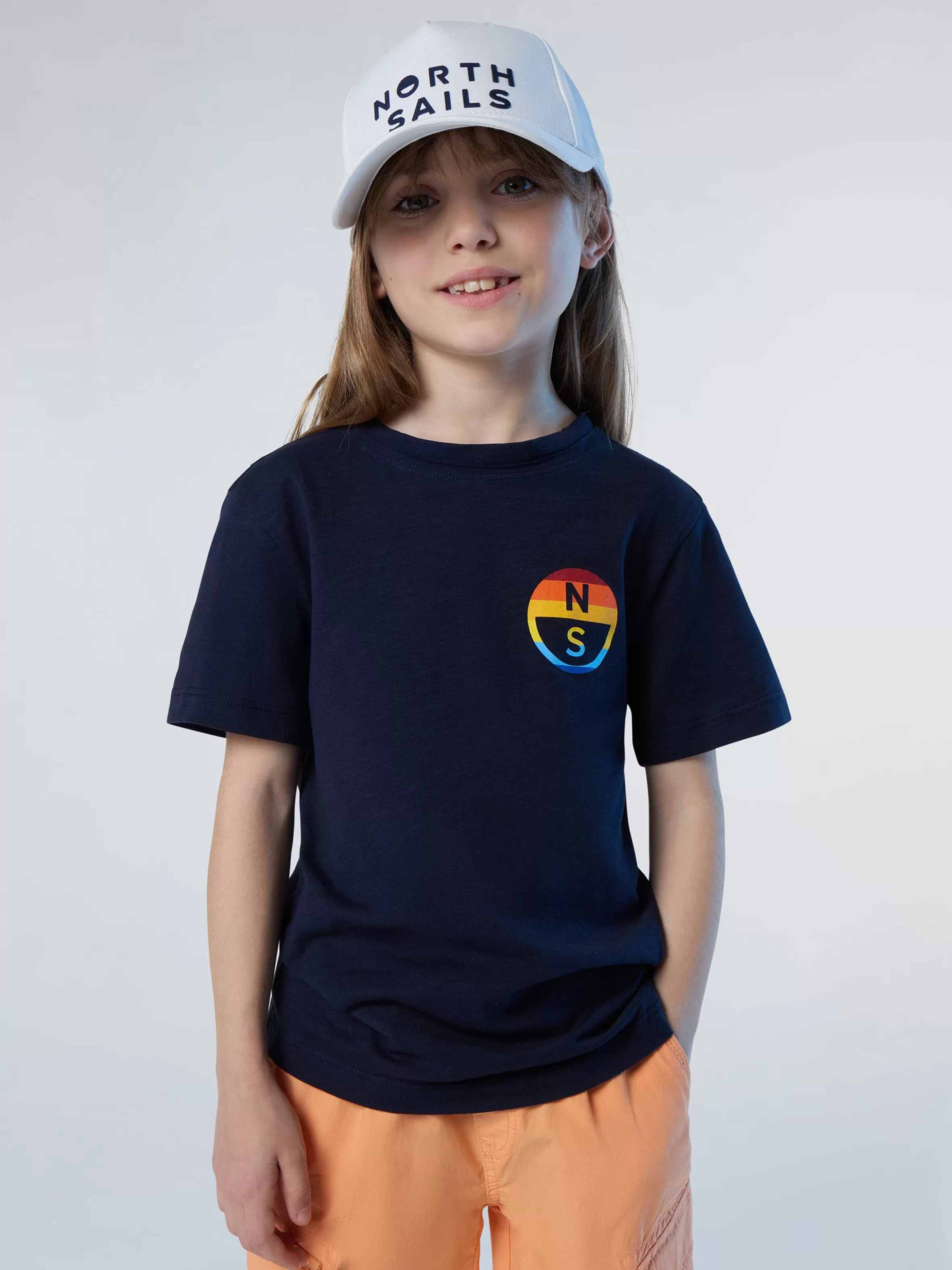 North Sails T-shirt Con Stampe Arcobaleno