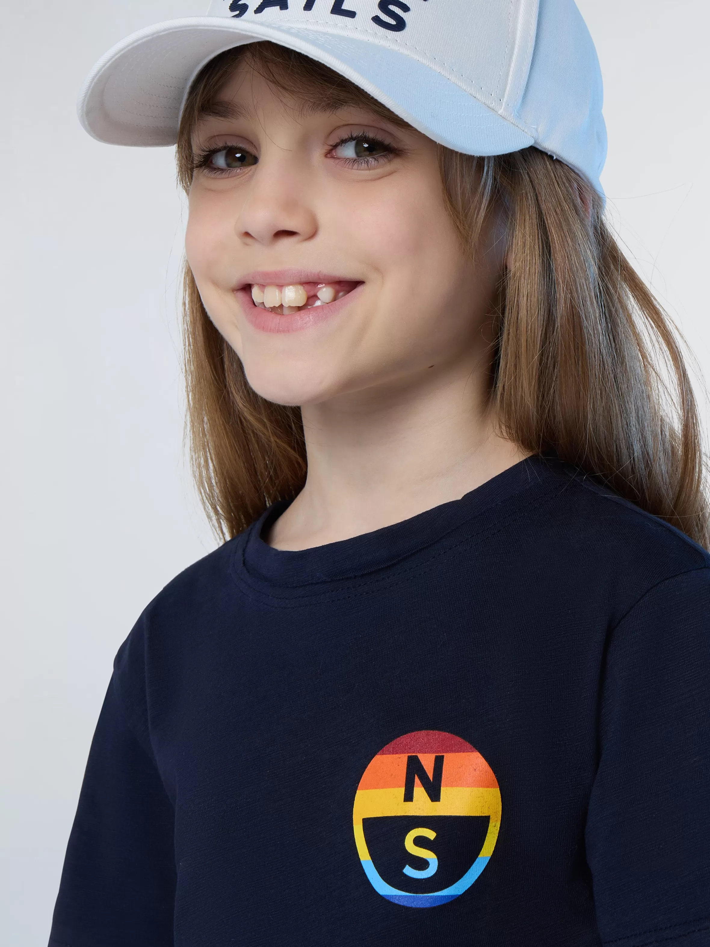 North Sails T-shirt Con Stampe Arcobaleno