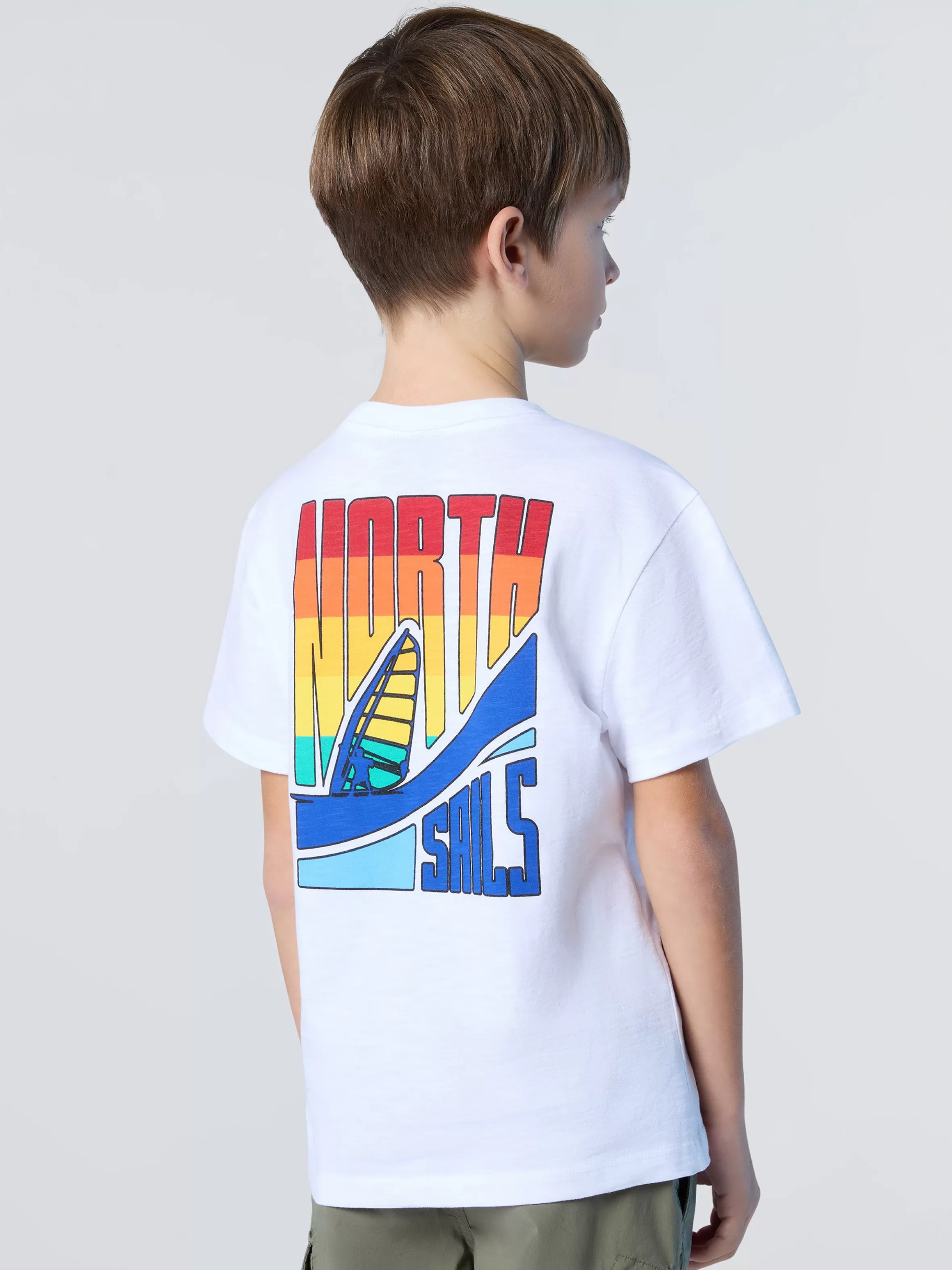 North Sails T-shirt Con Stampe Arcobaleno