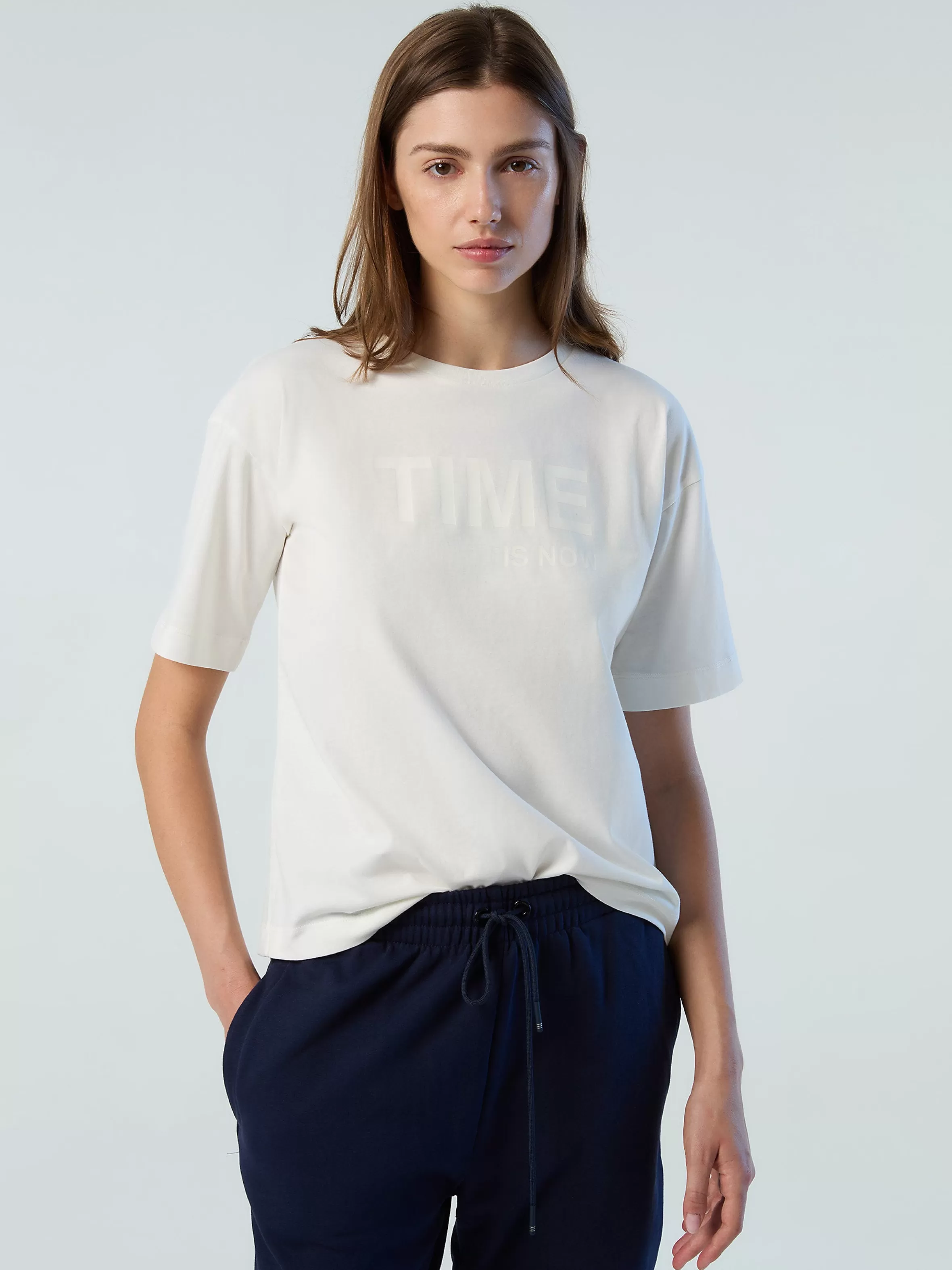 Donna North Sails T-shirt Con Stampe Lettering