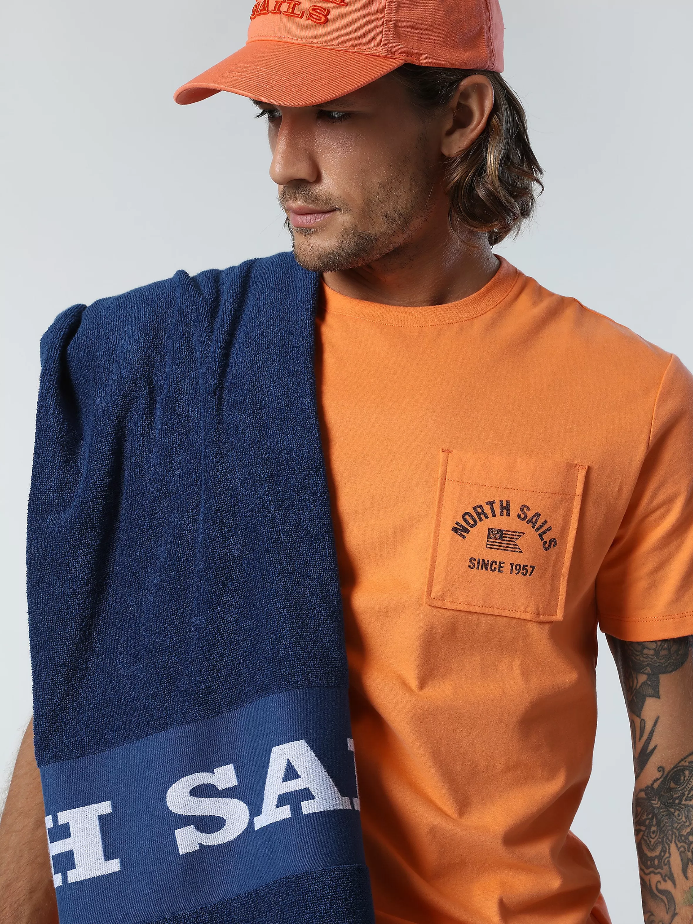 Uomo North Sails T-shirt Con Taschino