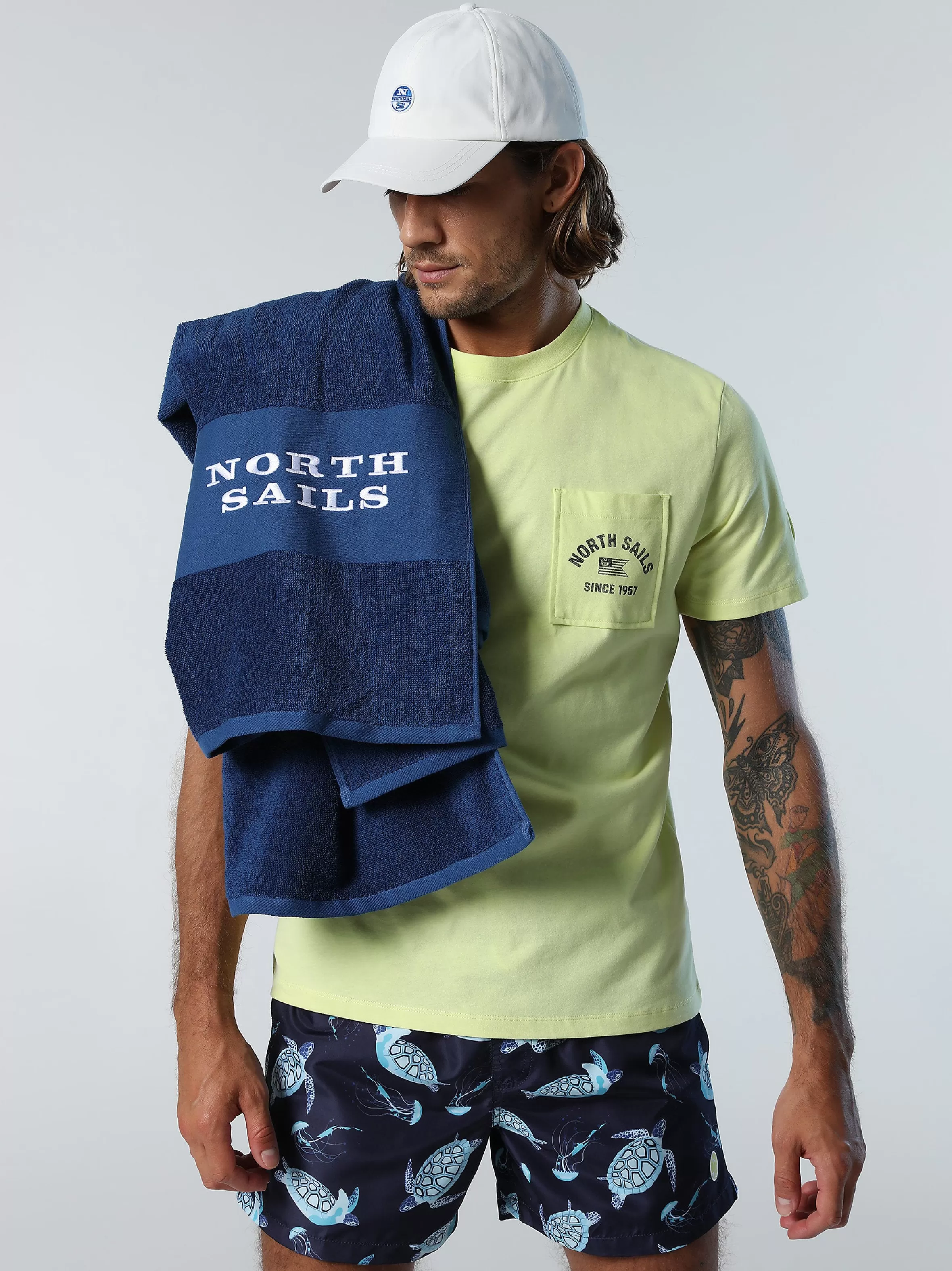 Uomo North Sails T-shirt Con Taschino