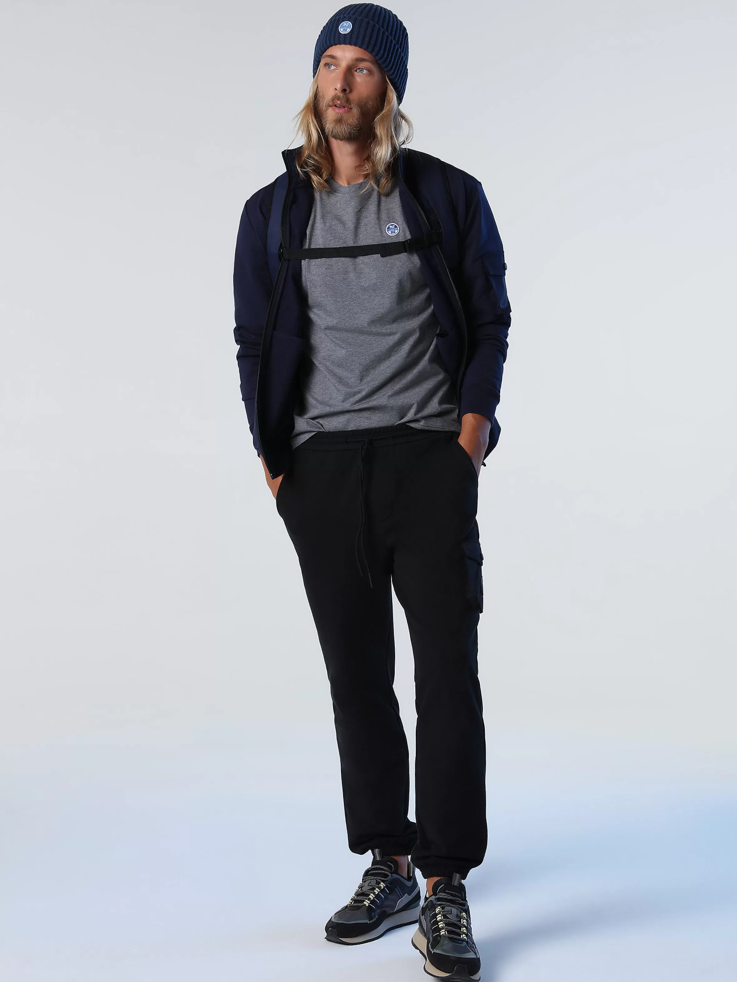 Uomo North Sails Zip Sweatshirt With Pocket