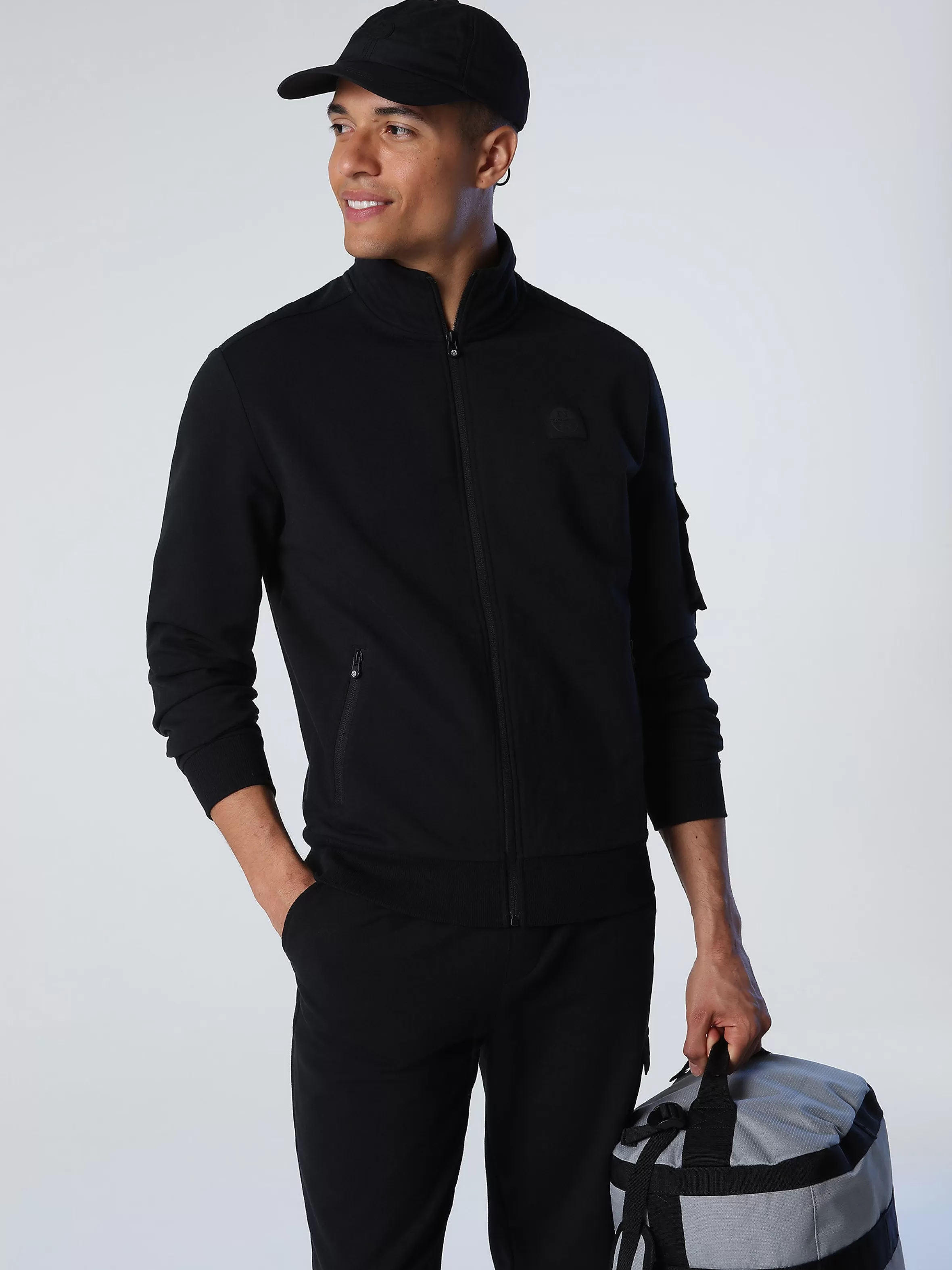 Uomo North Sails Zip Sweatshirt With Pocket